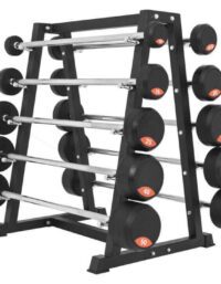 Gorilla Sports Skivstångsställning- Fasta PRO Gummi