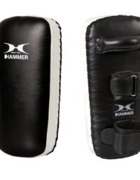 Hammer Boxing Thai Pad, Leather, Black/White, One Piece, Mitts