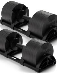 Hammer Sport Smartlock Dumbbell Set 40 kg, 2x20 kg (Par), Justerbara hantlar