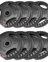 Gorilla Sports Viktskivor PRO Trigrip 4x5kg 4x2,5kg