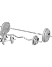 Gorilla Sports Skivstång Curlstång Hantlar IRON 108kg