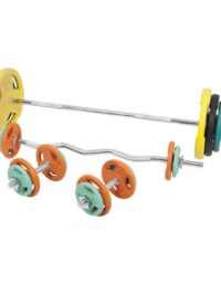 Gorilla Sports Skivstång Curlstång Hantlar Trigrip S 108kg