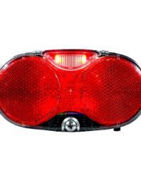 Herrmans Baklampa Herrmans Twinle, för pakethållare (50 mm)