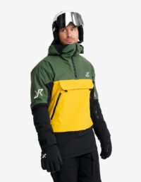 Revolution Race AccXel Insulated 2L Ski Anorak Herr Garden Topiary/Mango Mint, Storlek:M