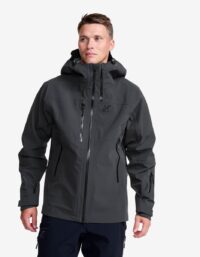 Revolution Race Cyclone 3L Shell Jacket Herr Anthracite, Storlek:L