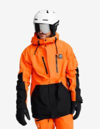 Revolution Race AccXel 2L Ski Jacket Herr Persimmon Orange/Black, Storlek:S