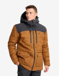 Revolution Race Outdoor Parka Herr Rubber, Storlek:XS