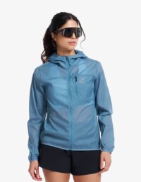 Revolution Race Speed Hooded Windbreaker Dam Captain's Blue, Storlek:S