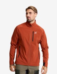 Revolution Race Exciter Stretch Jacket Herr Rusty Orange, Storlek:XS