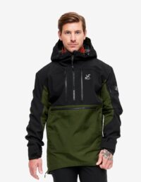 Revolution Race Outdoor Anorak Herr Forest Green, Storlek:XS