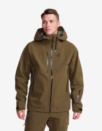 Revolution Race Cyclone 3L Shell Jacket Herr Dark Olive, Storlek:L