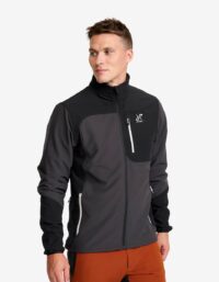 Revolution Race Ridge Trek Stretch Jacket Herr Black/Anthracite, Storlek:XS