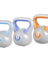 Gorilla Sports Kettlebell Fitnesspaket 3kg 6kg 8kg