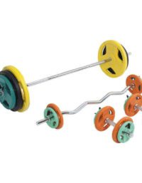 Gorilla Sports Skivstång Curlstång Hantlar Trigrip F 108kg