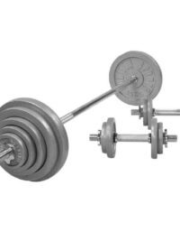 Gorilla Sports Skivstång Hantlar IRON Star 100kg