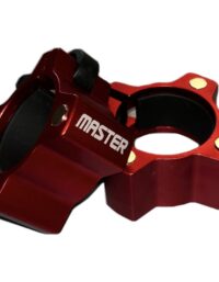 Master Fitness Snabblås Aluminium/Magnet Röd (2 st), Viktlås
