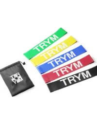 Gorilla Sports Miniband Latex 5 Pack TRYM inkl Påse