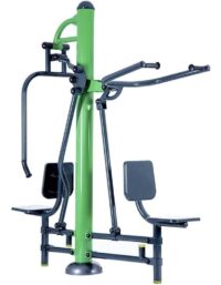 Nordic Fighter XC PULL DOWN AND CHEST PRESS, Styrkemaskiner - Utegym