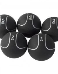 Gorilla Sports Medicinbollspaket Svart/Silver - 15kg/12kg/6kg - Paket - 15kg