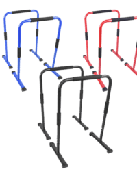 Gorilla Sports Parallette Push Up Bars Color - Röd