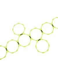 PROLINE Agility Square Rings set Gul. Fotboll