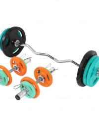 Gorilla Sports Curlstång Hantlar TRIGRIP 50/51mm - 75kg