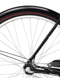 Bakskärm Stålhästen Svart Herr