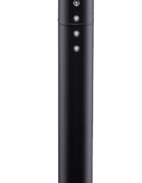Sadelstolpe 27,2Mm Inbyggd belysning USB Svart