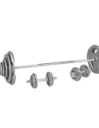 Gorilla Sports Skivstång Hantlar TRIGRIP Gjutjärn 100kg