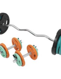 Gorilla Sports Curlstång Hantlar Trigrip F 70kg