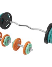 Gorilla Sports Curlstång Hantlar Trigrip S 70kg