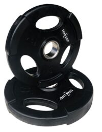Titan LIFE Weight Disc Rubber. Ø50mm. Black, Viktskivor gummerade