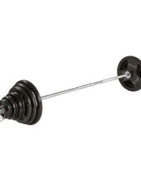 Tunturi Fitness 140 kg Olympic Tri-Grip Barbell Set, , Skivstångsset järn