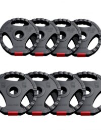 Gorilla Sports Viktskivor PRO 51mm Trigrip 4x2,5-4x5kg
