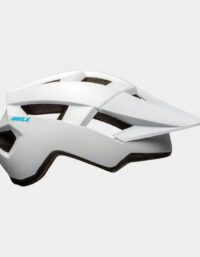 Bell Spark W MIPS Matte White/Bright Blue/Rasberry, Cykelhjälm