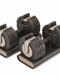 CENTR 5-50 lbs Adjustable Dumbbell - Beige, 2x22,7 kg (Par), Justerbara Hantlar