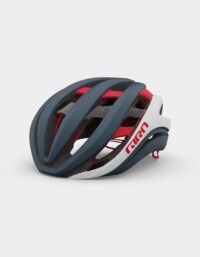 Giro Aether Spherical MIPS Matte Portaro Grey/White/Red, Cykelhjälm