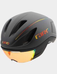 Giro Vanquish MIPS Matte Grey Firechrome, Cykelhjälm