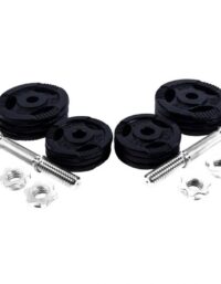 Gorilla Sports Hantlar BLACK Trigrip - 2x13.5kg