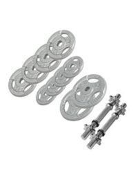 Gorilla Sports Hantlar TRIGRIP Gjutjärn - 2x15kg