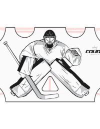 Gymstick Court Icehockey Goalie Blanket