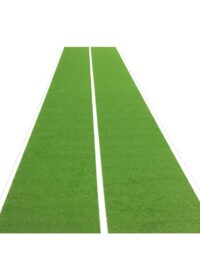 Kraftmark Grön/Svart Med Linjer 2X10, Gymgolv