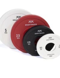 Kraftmark Internationella 50 mm Change Plates, Viktskivor gummerade