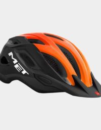 Met Crossover Black Orange/Glossy, Cykelhjälm