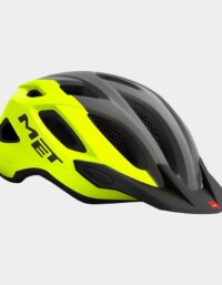 Met Crossover Safety Yellow Grey/Glossy, Cykelhjälm