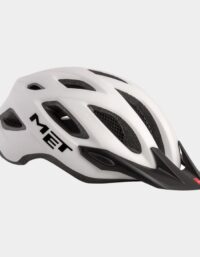 Met Crossover White/Matt, Cykelhjälm