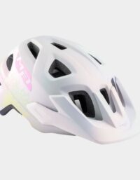 Met Eldar Iridescent White Texture/Matt, Cykelhjälm
