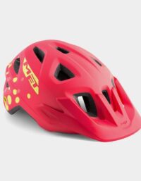 Met Eldar MIPS Coral Pink Polka Dots, Cykelhjälm