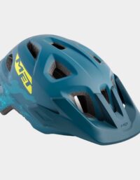 Met Eldar Petrol Blue Camo/Matt, Cykelhjälm