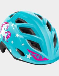 Met Elfo Blue Unicorn/Glossy, Cykelhjälm